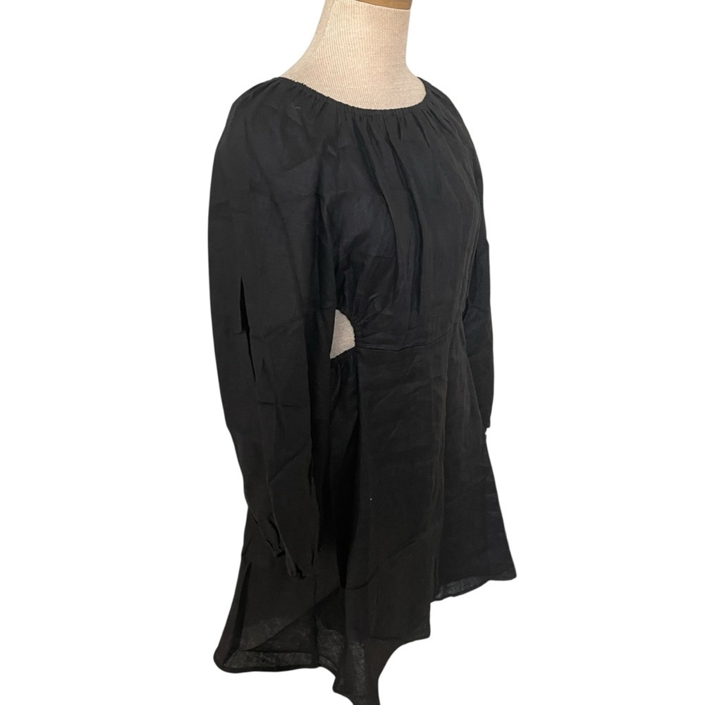 DISSH Black Long Sleeve Cut Out Dress Size 8 - Picture 5 of 10